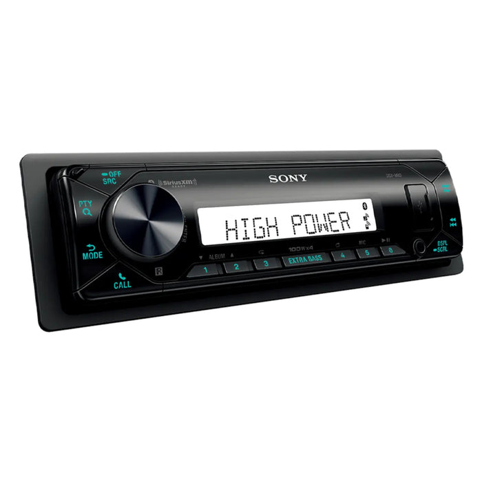 Sony DSX-M80 Marine Digital Media Stereo Receiver with Bluetooth, USB and AUX Input