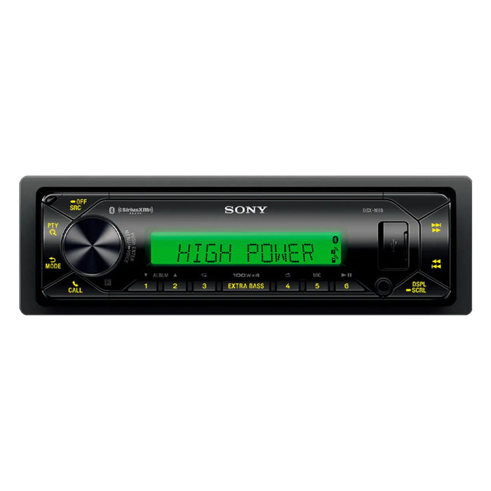 Sony DSX-M80 Marine Digital Media Stereo Receiver with Bluetooth, USB and AUX Input