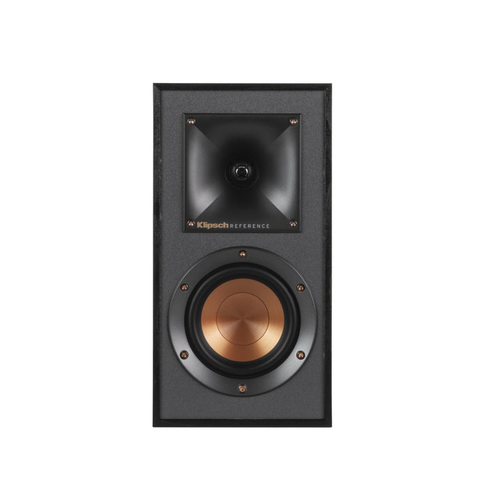 Klipsch Reference R-41M 4" 200W Bookshelf Home Speakers - Black, Pair