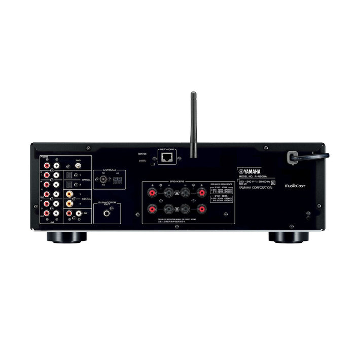 Yamaha R-N600A 2.1-Channel Network Stereo Amplifier with Wi-Fi, Bluetooth, Apple AirPlay2, MusicCast