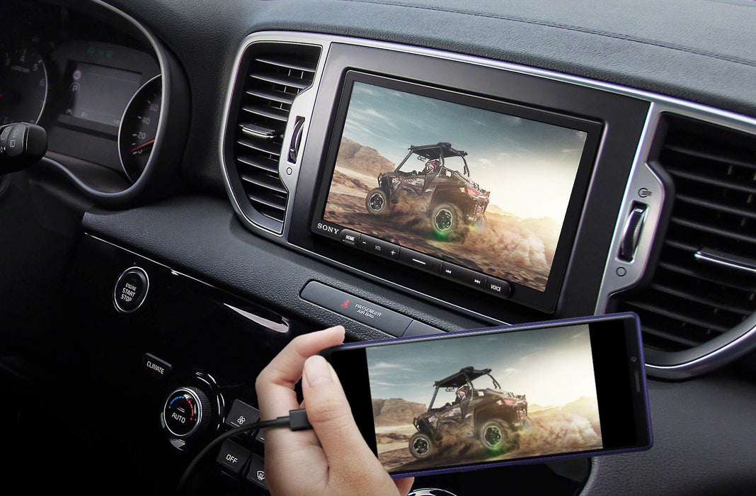 Sony XAV-AX6000 7" Multimedia Receiver with Wireless Car Play, Android Auto, Bluetooth, HDMI Video Input
