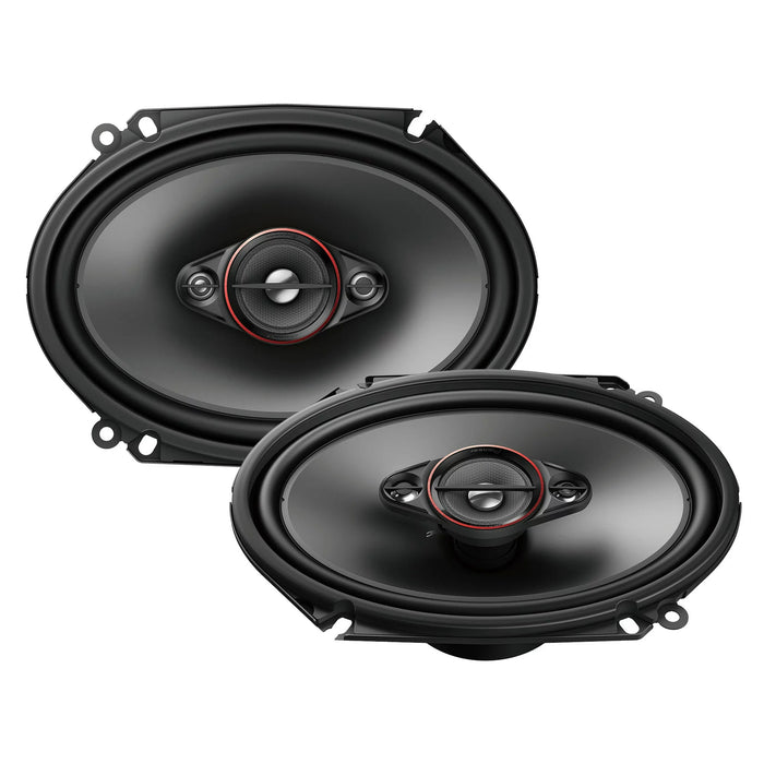 Pioneer TS-800M 6" x 8" inch 4-Way 350W Max Power Coaxial Speakers (Pair)