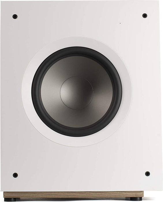 Jamo S810 10" Polyfiber Woofer 150W Class D AMP Subwoofer White