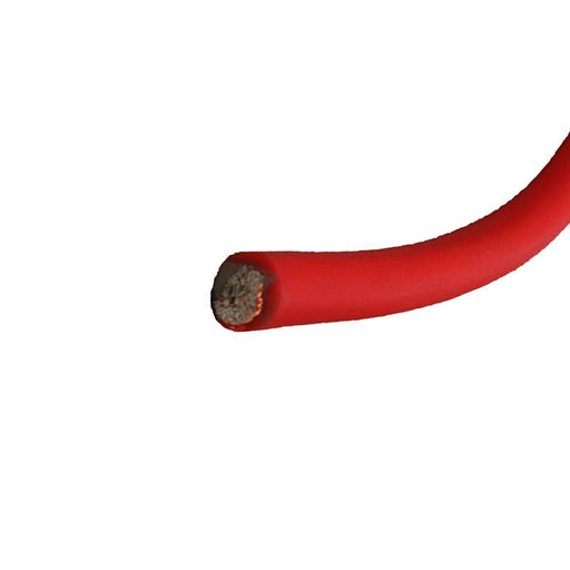 1/0 Gauge 25 Feet High Performance Amplifier Power Cable (Red)