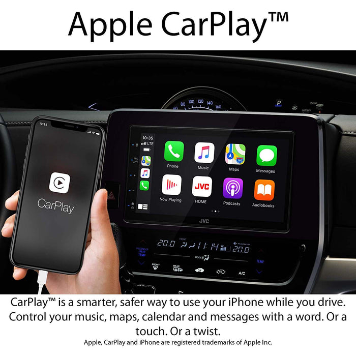 JVC KW-V660BT 6.8 Touchscreen DVD Receiver with Apple CarPlay Android —  BSA Trading Inc